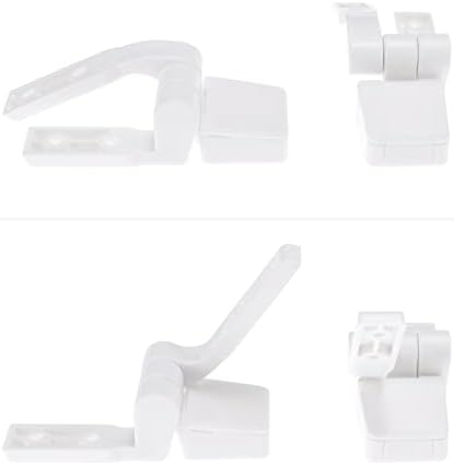 Reusable Toilet Seat Hinges for White Plastic Seats