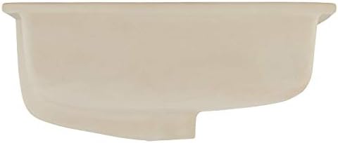 Signature Hardware 447964 Destin 16 Vitreous China Undermount Sink White