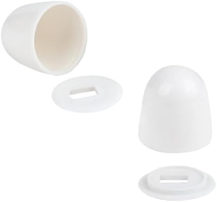 Senriise 10-Pack Toilet Bolt Caps Plastic Snap-in Covers