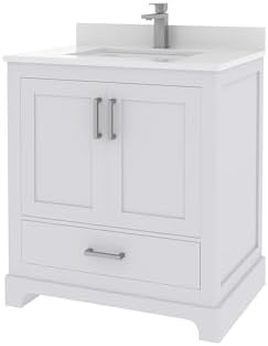 Stylish 30-Inch White Vanity
