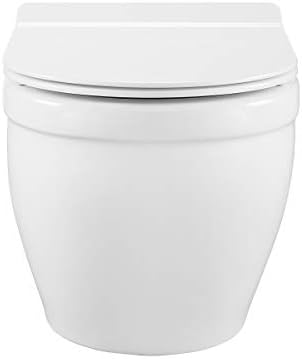 Black Dual Flush Porcelain Toilet Bowl Easy to Install