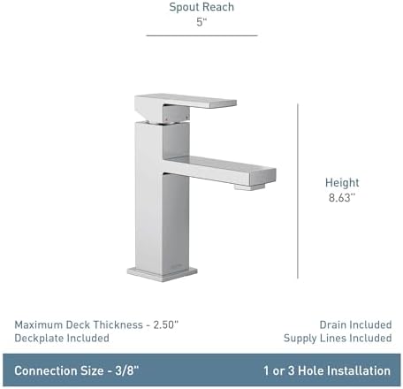 Muen Spot Resist Nickel One-Handle Faucet
