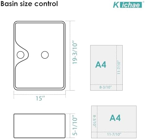 Modern White Vessel Sink for Bathroom