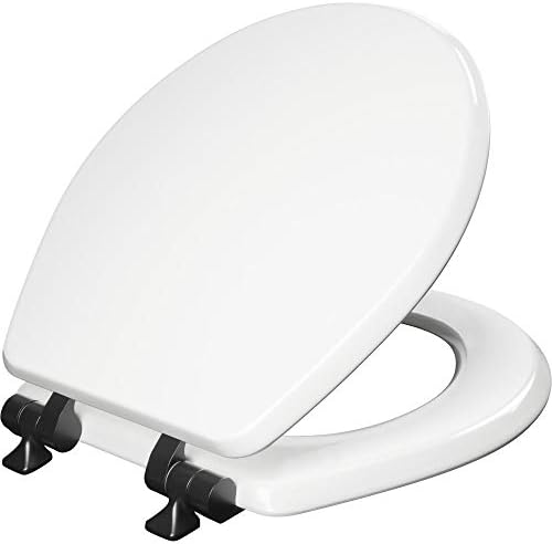 MayfairStylish Matte Black Toilet Seat odor-free secure and easy to install