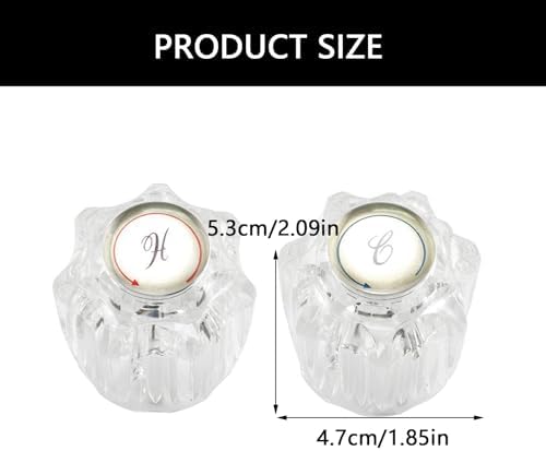 Sturdy Cuff Knobs for Campers - Portable Bathroom Faucet Accessory