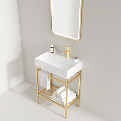 Premium 24 Bathroom Vanity with Ceramic Basin