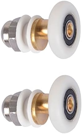 4-Piece Copper Stainless Steel Shower Door Rollers