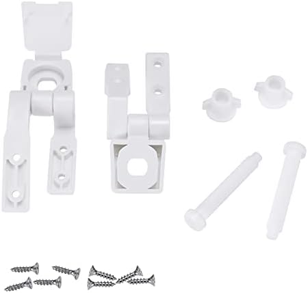 Reusable Toilet Seat Hinges for White Plastic Seats