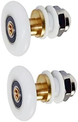 4-Piece Copper Stainless Steel Shower Door Rollers