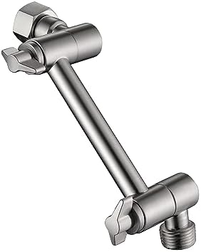 Adjustable shower arm extension Brushed Nickel 4-Inch Showers Head Extendable G12