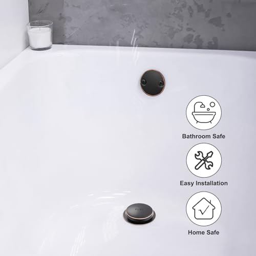 TLOZX Oil Rubbed Bronze bathtub drain set