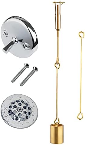 Tub Drain Linkage Assembly with Trip Lever and Strainer Robust and Durable