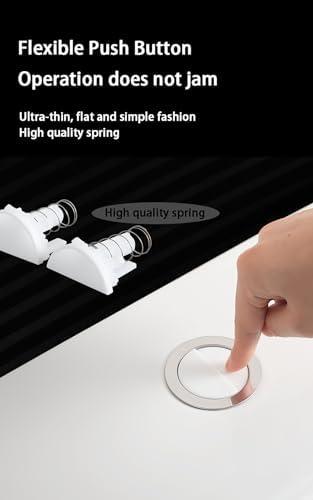 Durable 48mm Dual Flush Push Button Replacement