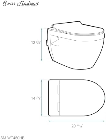 Black Dual Flush Porcelain Toilet Bowl Easy to Install