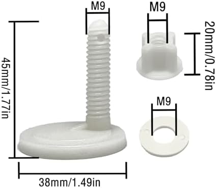High-Quality Plastic Toilet Seat Hinges Parts Kit