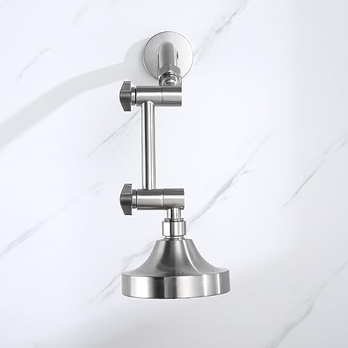 Adjustable shower arm extension Brushed Nickel 4-Inch Showers Head Extendable G12