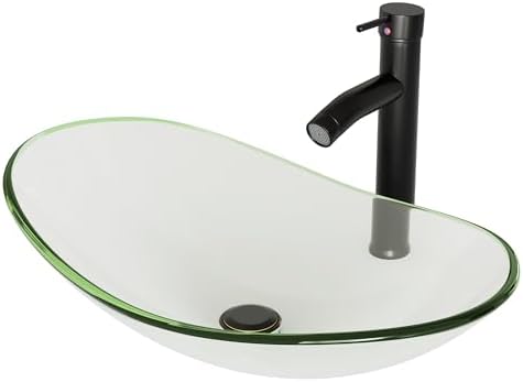 Stunning Vessel Sink for the Bathroom Ovoid Design with Polished Surface