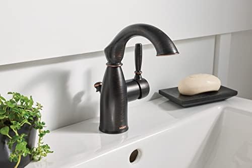 MOEN Sarona Bronze Farmhouse Faucet Smooth Rustic Design