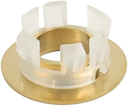 BWE Overflow Ring Cover Gold Bathroom Sink Vane
