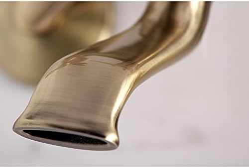 Kingston Brass KS265AB Adjustable Center Fill Pipe Antique Brass High-Quality Bath Faucet