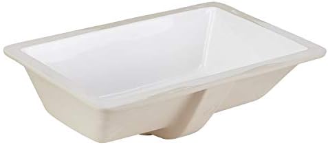 Signature Hardware 21 Vitreous China Undermount Bathroom Sink - White