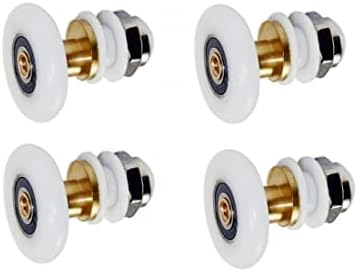 4-Piece Copper Stainless Steel Shower Door Rollers