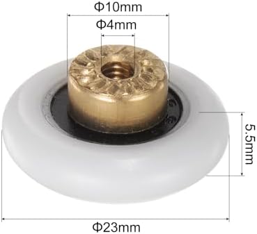 Durable 23mm shower door roller with smooth operation