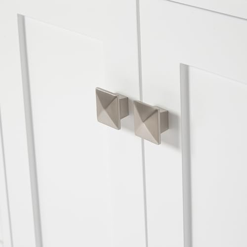 Ariel 61 White Double Bathroom Vanity with italian marble and soft-close features