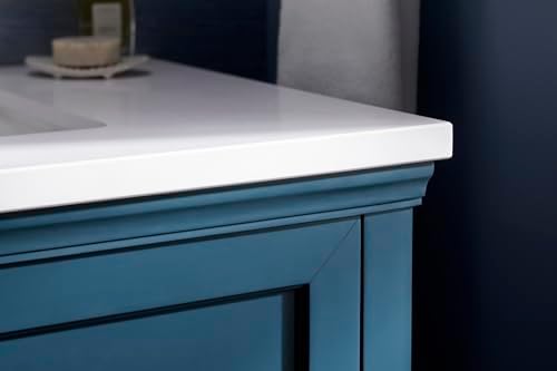 Sturdy Modern Bathroom Vanity Tidal Blue