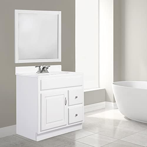 Solids Were MDF White Bath Vanity