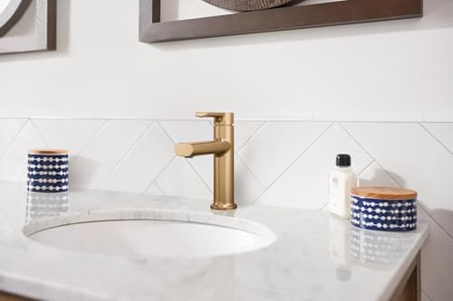 Moen Meena Bronze Gold Modern Faucet