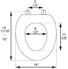 Bath Dcor Deluxe Wood Toilet Seat