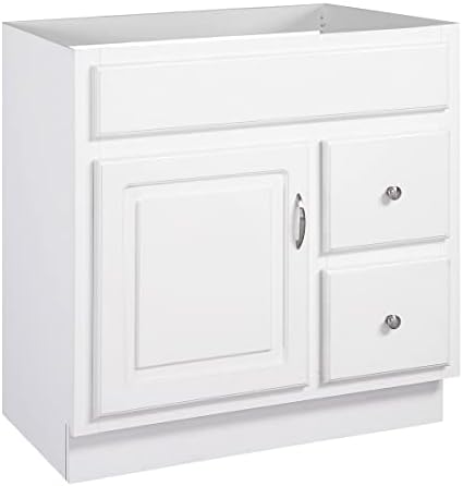 Solids Were MDF White Bath Vanity