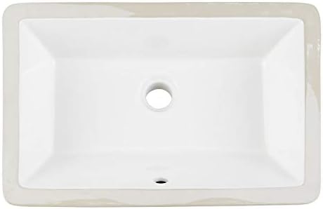 Signature Hardware 21 Vitreous China Undermount Bathroom Sink - White