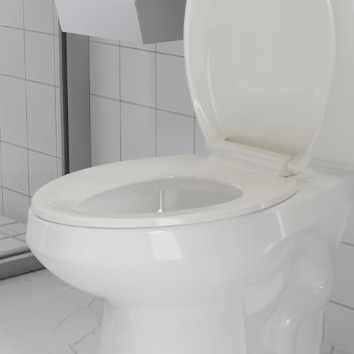 Elongated Toilet Seat Durable Easy to Clean