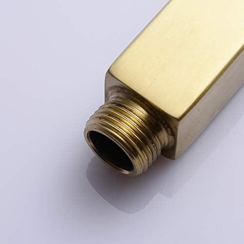 High-Quality Brushed Gold Square Shower Arm
