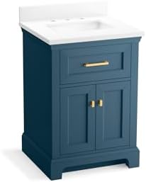 Sturdy Modern Bathroom Vanity Tidal Blue