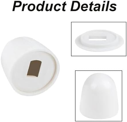 Senriise 10-Pack Toilet Bolt Caps Plastic Snap-in Covers