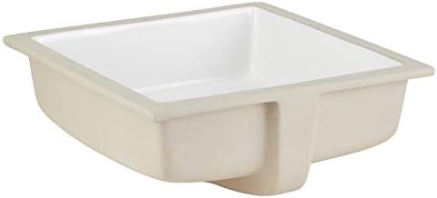 Signature Hardware 447964 Destin 16 Vitreous China Undermount Sink White