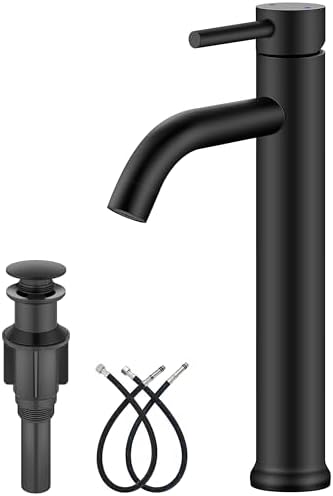 Aolemi Vessel Sink Faucet Matte Black