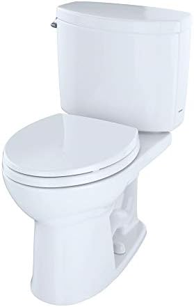 TOTO Two-Piece Toilet with Cefiontectglaze 128 GPF Flush