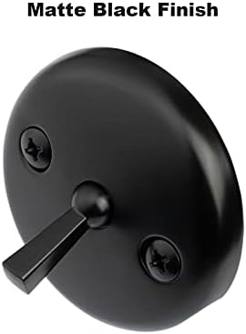 Matte Black Trip Lever bathtub drain kit
