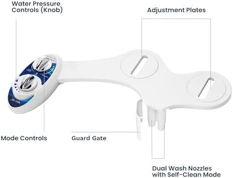 LUXE Bidet NEO 185 Self-Cleaning Dual nozzle Non-Electric