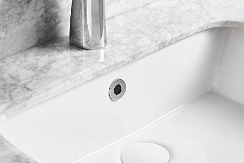 BWE Chrome Sink Basin Trim Overflow Cover