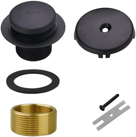 Sturdy bathtub drain conversion kit forBlack Bathtub Drain Tip-To-Go
