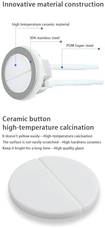 Durable 48mm Dual Flush Push Button Replacement
