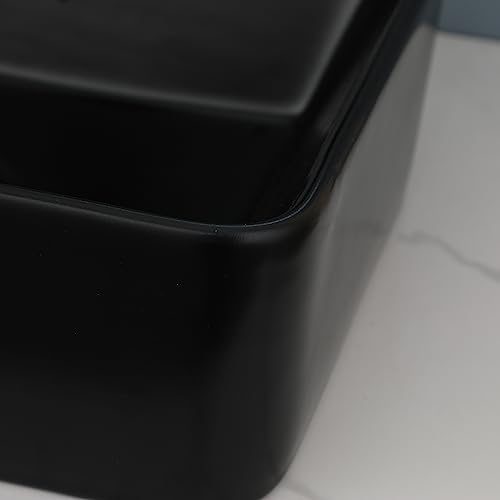 16 Bathroom Vessel Sink with Waterfall Faucet