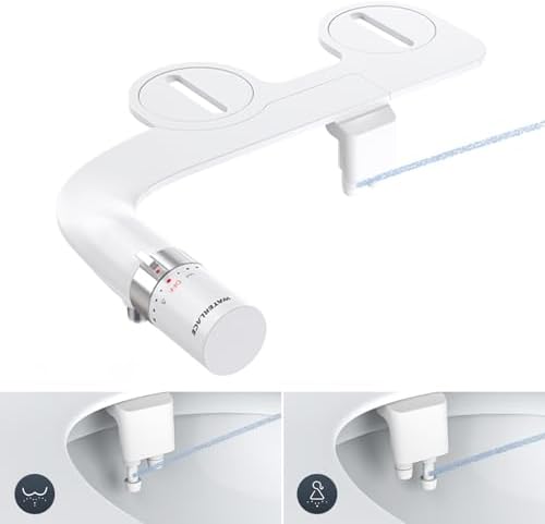 Elevate Your Toilet Experience with WATERLACE Dual Nozzle Bidet Attachment