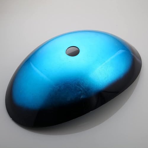 Vessel Sink Blue Glass Oval Bathroom Sink