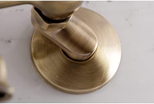 Kingston Brass KS265AB Adjustable Center Fill Pipe Antique Brass High-Quality Bath Faucet
